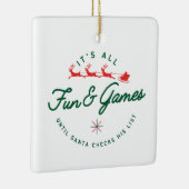 おもしろいとゲーム セラミックオーナメント (右)