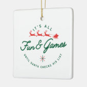 おもしろいとゲーム セラミックオーナメント (左)