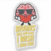 おもしろいとステッ予測できなカー シール (正面)