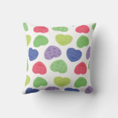 おもしろいとトレンディーポピッポップ・アートのト – itハートデザイン クッション (裏面)