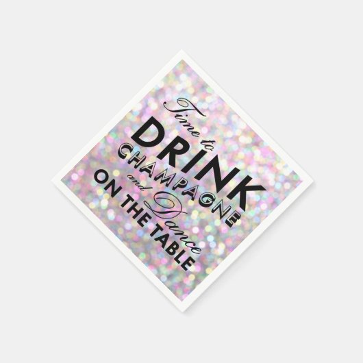 おもしろいとナプキ気のあるそぶりをしたン スタンダードカクテルナプキン (角)