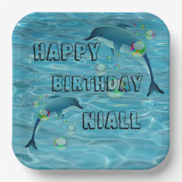 おもしろいとバブル ペーパープレート