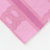 おもしろいとピファンシーックプレッツェル フリースブランケット (角)