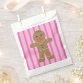 おもしろいとピファンシーンクジンジャーブレッドマン フェイバーバッグ (クリップ留めされた状態)