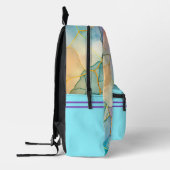 おもしろいとファンキーアルコールおよびインク設計 プリントバックパック (左)