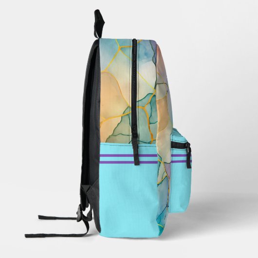 おもしろいとファンキーアルコールおよびインク設計 プリントバックパック (左)