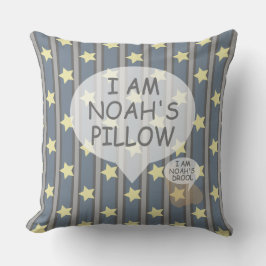 おもしろいとファンシーカスタマイズ可能な明るいストライプの星 クッション