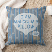 おもしろいとファンシーカスタマイズ可能な星ストライプの クッション (ブランケット)