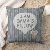 おもしろいとファンシーカスタマイズ可能な蝶ストライプの クッション (ブランケット)