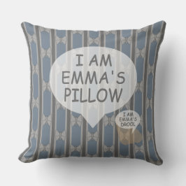 おもしろいとファンシーカスタマイズ可能な蝶ストライプの クッション