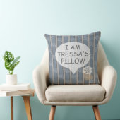 おもしろいとファンシーカスタマイズ可能な音楽ノートストライプの クッション (椅子)