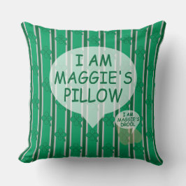 おもしろいとファンシーカスタマイズ可能な4リーフクローバー クッション