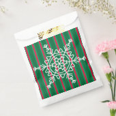 おもしろいとファンシークリスマススノーフレーク フェイバーバッグ (封をした状態)