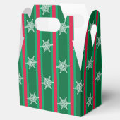 おもしろいとファンシークリスマススノーフレーク フェイバーボックス (オープン)