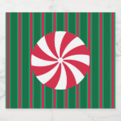 おもしろいとファンシークリスマスペパーミントキャンディ ビールラベル (シングルラベル)