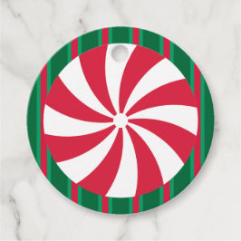 おもしろいとファンシークリスマスペパーミントキャンディ フェイバータグ