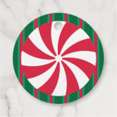 おもしろいとファンシークリスマスペパーミントキャンディ フェイバータグ (裏面)