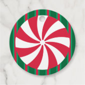 おもしろいとファンシークリスマスペパーミントキャンディ フェイバータグ (正面)