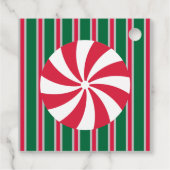 おもしろいとファンシークリスマスペパーミントキャンディ フェイバータグ (裏面)