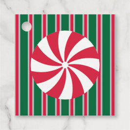 おもしろいとファンシークリスマスペパーミントキャンディ フェイバータグ