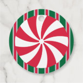 おもしろいとファンシークリスマスペパーミントキャンディ フェイバータグ (裏面)