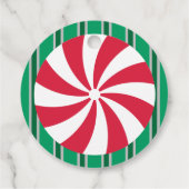 おもしろいとファンシークリスマスペパーミントキャンディ フェイバータグ (裏面)