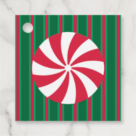 おもしろいとファンシークリスマスペパーミントキャンディ フェイバータグ