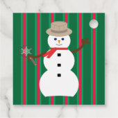 おもしろいとファンシークリスマス雪だるま刑事 フェイバータグ (裏面)