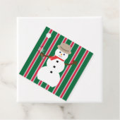 おもしろいとファンシークリスマス雪だるま刑事 フェイバータグ (インサイチュ)