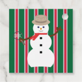 おもしろいとファンシークリスマス雪だるま刑事 フェイバータグ (裏面)