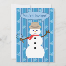 おもしろいとファンシークリスマス雪だるま刑事 招待状