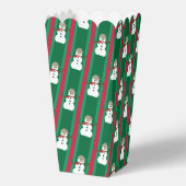 おもしろいとファンシークリスマス雪だるま探偵ポップコーン フェイバーボックス (裏面)