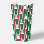 おもしろいとファンシークリスマス雪だるま探偵ポップコーン フェイバーボックス (正面)