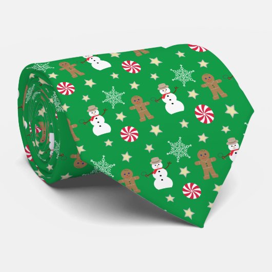 おもしろいとファンシークリスマス ネクタイ (ロール)