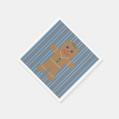 おもしろいとファンシージンジャーブレッドマン スタンダードカクテルナプキン (角)