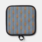 おもしろいとファンシージンジャーブレッドマン 鍋敷き (正面)