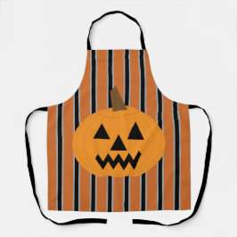 おもしろいとファンシーハロウィーンカボチャ エプロン