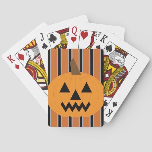 おもしろいとファンシーハロウィーンカボチャ トランプ (裏面)