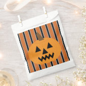 おもしろいとファンシーハロウィーンカボチャ フェイバーバッグ (クリップ留めされた状態)