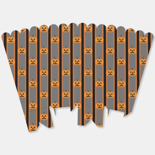 おもしろいとファンシーハロウィーンカボチャ フェイバーボックス (見開き)