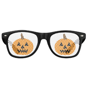 おもしろいとファンシーハロウィーンカボチャ レトロサングラス