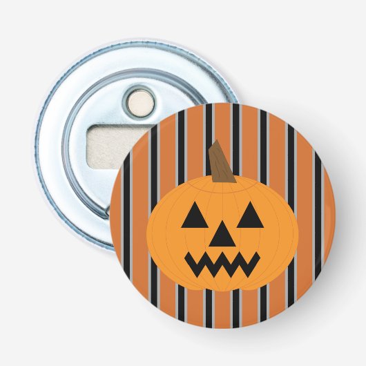 おもしろいとファンシーハロウィーンカボチャ 栓抜き (正面)