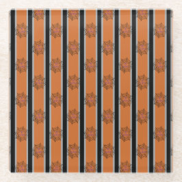 おもしろいとファンシーハロウィーンスパイダーウェブ ガラスコースター