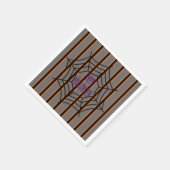 おもしろいとファンシーハロウィーンスパイダーウェブ スタンダードカクテルナプキン (角)