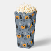 おもしろいとファンシーハロウィーンポップコーン フェイバーボックス (はじけた状態)