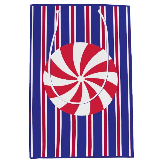 おもしろいとファンシーペパーミントキャンディ ミディアムペーパーバッグ (正面)