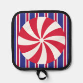 おもしろいとファンシーペパーミントキャンディ 鍋敷き (正面)