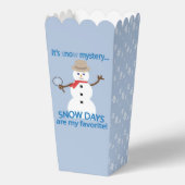 おもしろいとファンシー雪だるま探偵雪日ポップコーン フェイバーボックス (裏面)