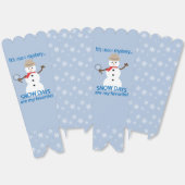 おもしろいとファンシー雪だるま探偵雪日ポップコーン フェイバーボックス (見開き)