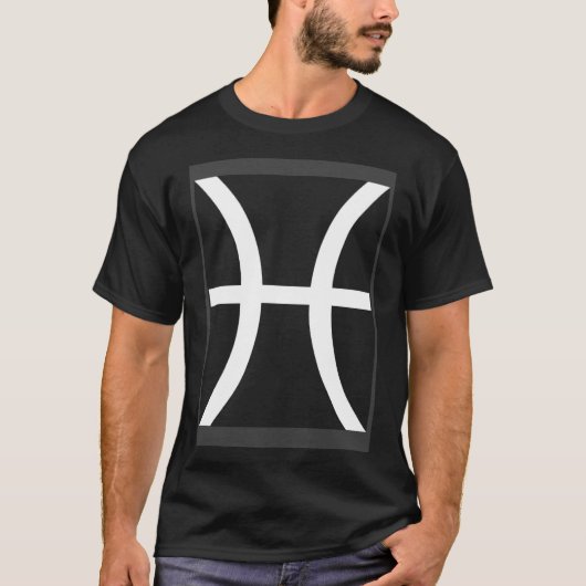 おもしろいとファンシー魚座の星占い徴候 Tシャツ (正面)